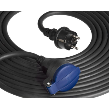 PRZEDŁUŻACZ WARSZTATOWY BRYZGOSZCZELNY ORNO OR-AE-13290(GS)/20M 1x2P+Z SCHUKO KABEL 20m